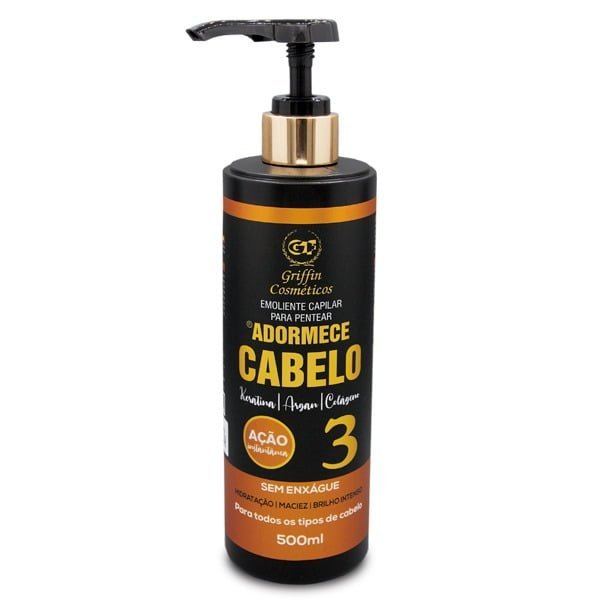 Emoliente Capilar Adormece Cabelo 500 mL - Griffin